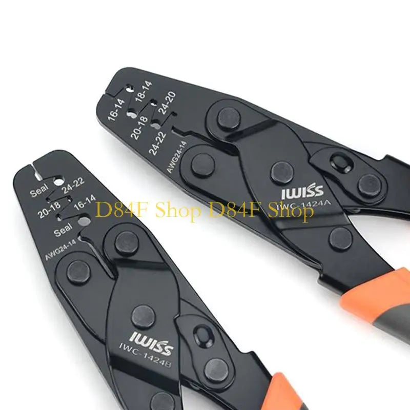 D84F Non Insulated Open Barrel Terminal Crimp Tool Wire Crimper for Molex for Delphi AMP for PC/Computer Carbon S