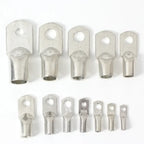 JG Copper Terminal Crimp Terminal Ring Lug Tin Plated Terminal For Connection Electric Cable Power M6 M8 M10 M12 Solid Connector