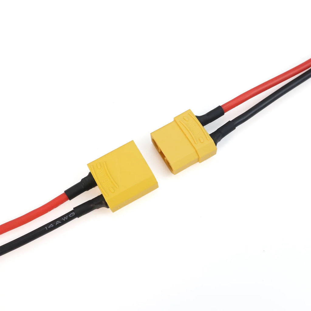 XT90 Male Female Connector Plug Silicone Wire 10AWG Tinned Copper 10cm Pair for RC Lipo Battery Drone FPV Car Boat Charger DIY