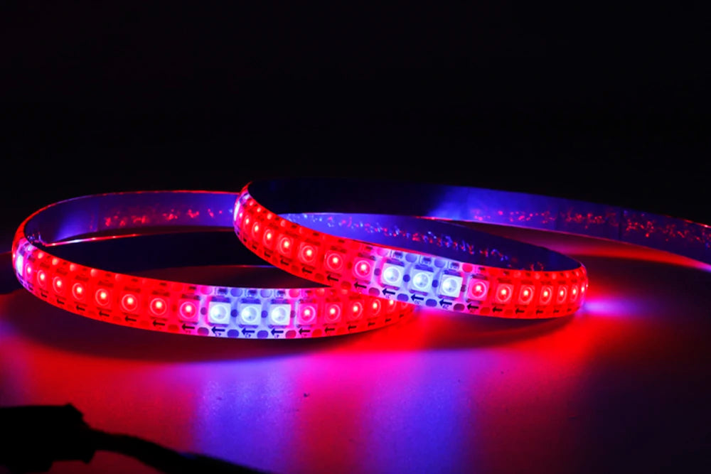 WS2812B Individually Addressable Led Strip light WS2812 5050 RGB Smart Pixels Led Light 30/60/74/96/144leds/m IP30/65/67 DC5V