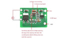 1-50PCS TTP223 Capacitive Touch Switch with Relay 6-20V 3A for Car LED Mirror Light Arduino Control