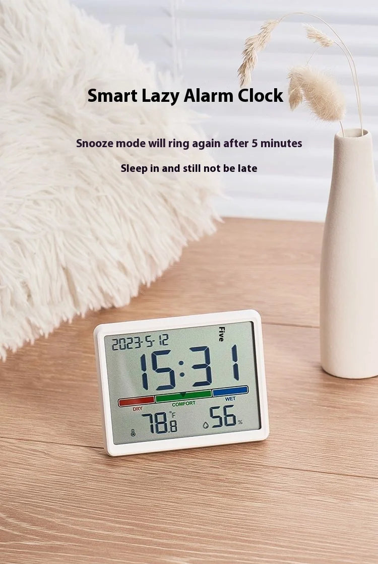 Youpin Electronic Thermometer Hygrometer Weather Station High Precision with Table Clock Function Mini Thermometer Sensor Gauge