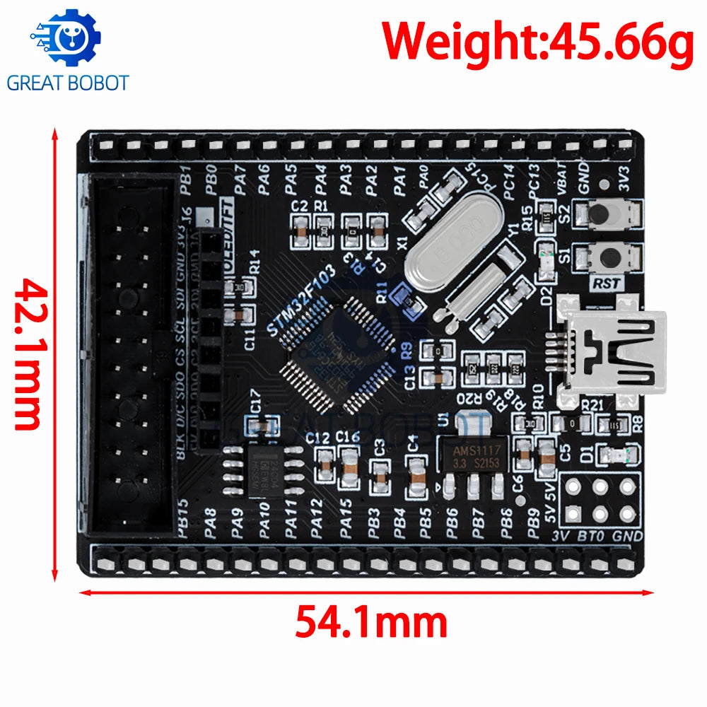 STM32F103C8T6 stm32f103 stm32f1 STM32 system board learning board evaluation kit development board