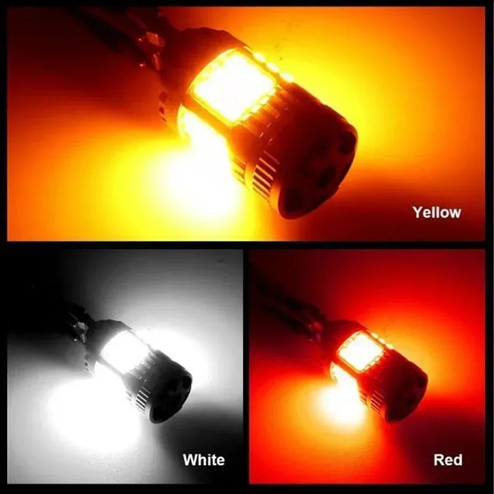 T20 1156 1157 Car LED Headlight Bulbs Brake Signal Lights Turn Lamp Running Light Bright 3030 36smd PY21W Anti Flicker Lamp