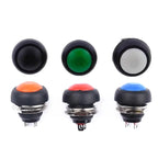 5/20/100PCS PBS-33B Black Red Green Yellow White Blue Orange Self-reset Self-locking 12mm Momentary Push Button Switch