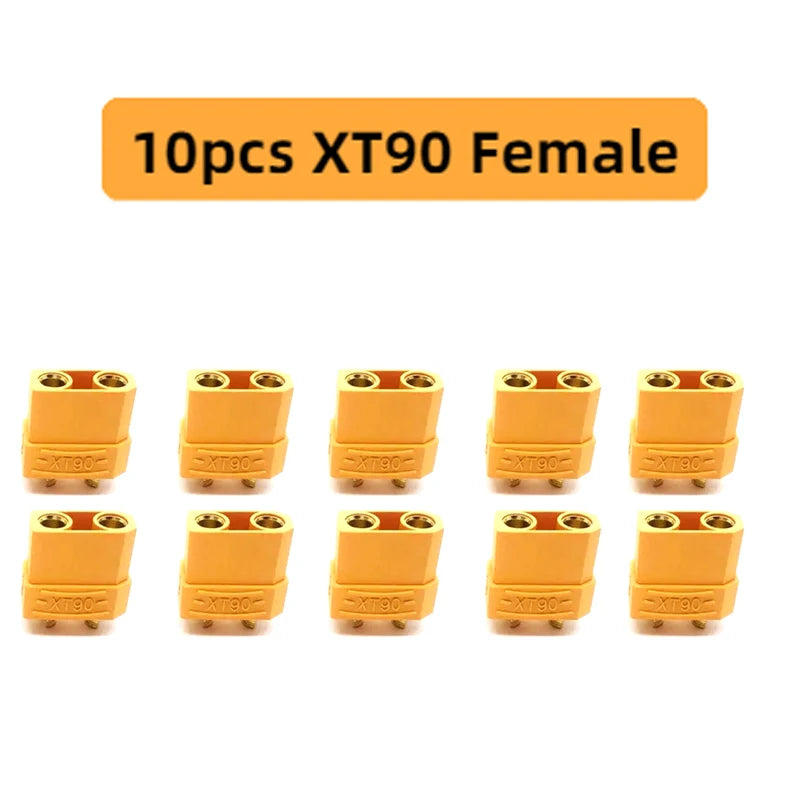 Wholesale 10PCS XT90 XT-90 Plug Male Female Bullet Connectors Plugs For RC Lipo Battery Quadcopter RC LV Drone Car Lipo Battery