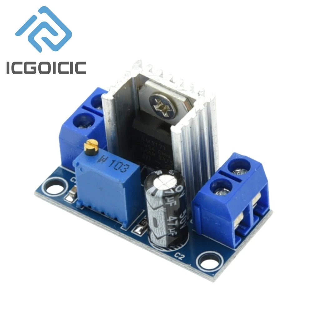 1-50PCS LM317 DC-DC Converter Buck Step Down Circuit Board Module Linear RegulatorAdjustable Voltage Regulator Power Supply