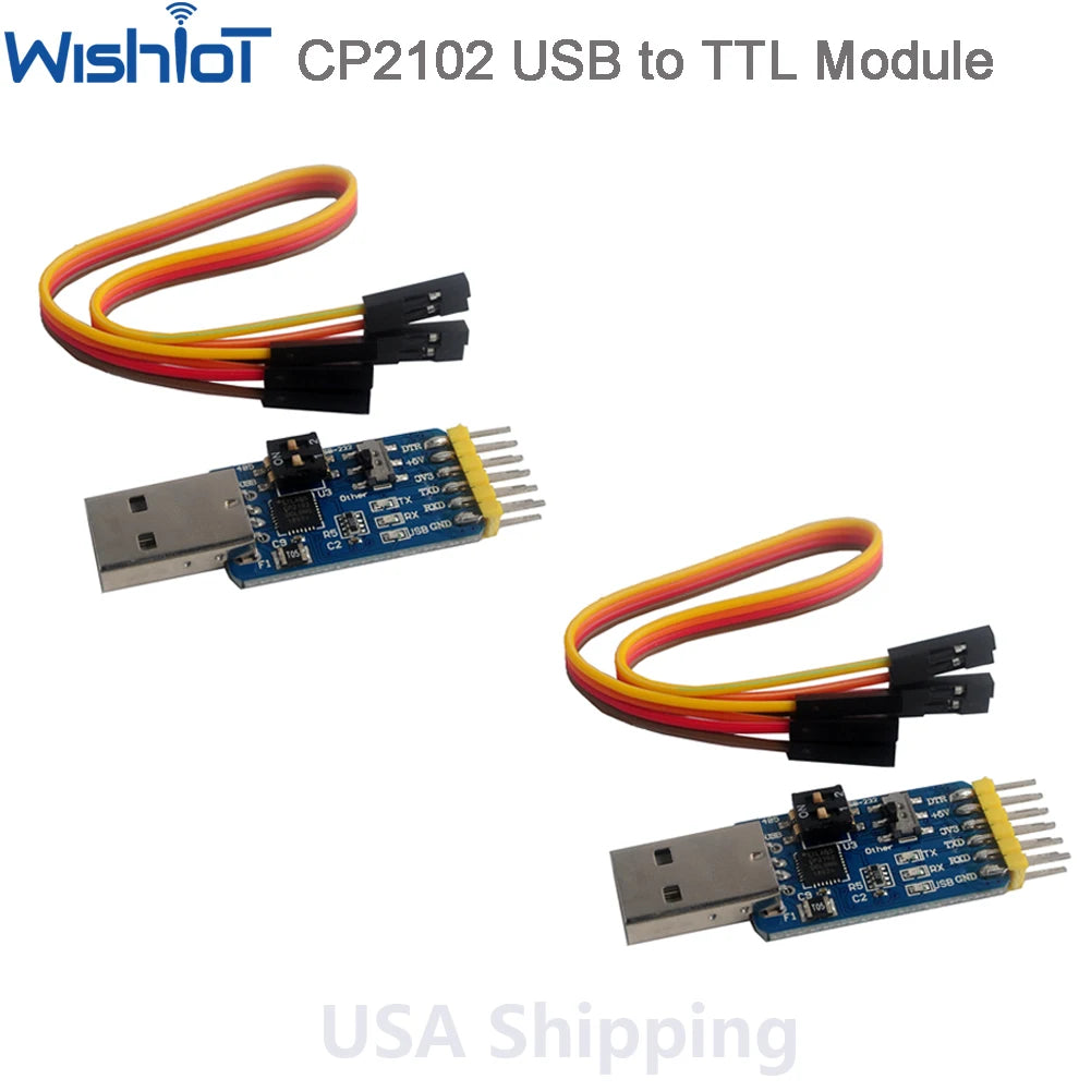 6 in 1 CP2102 USB to TTL Serial Adapter Converter Module, USB to TTL 485 232, TTL to 232 485, RS232 to 485 for Nextion Display Beitian GPS