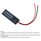1-7S 2-8S 3-14S Battery Level Indicator 18650 Lithium Universal Battery Capacity Charge Tester LED Indicator Light Display Board