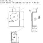 InGaAs Biased Photodiode 800‑2700nm 2μm SWIR Infrared Photodetector High Sensitivity Optical Sensor