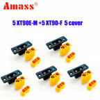 RC Model Amass XT90E-M Gold-plated Connector XT90 Male Plug XT90S Female Battery Connection for ESC Motor Aircraft Drone