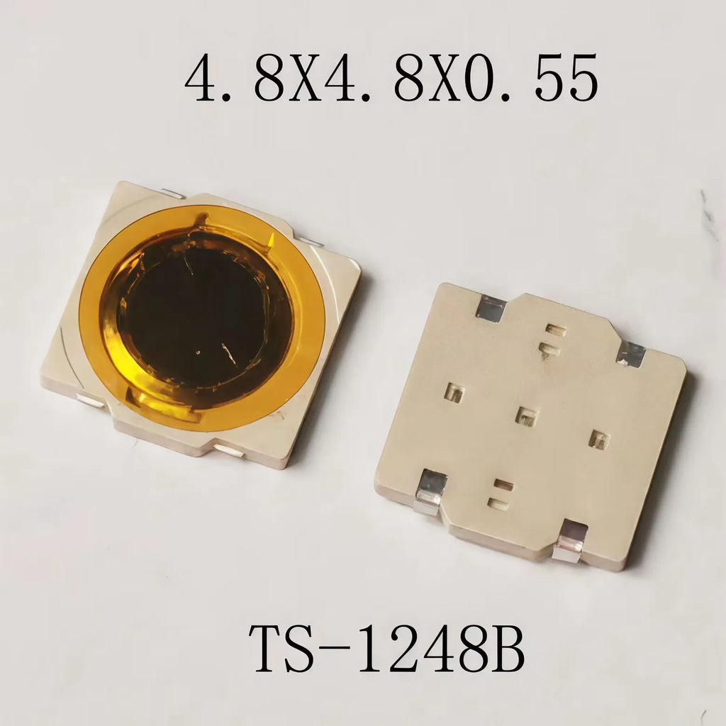 50pcs 4.8x4.8/4.5x4.5Super Tiny Momentary Push Button 12V Tactile Button Reset Button Switch 4Pin SMD Phone Screen Toy Use