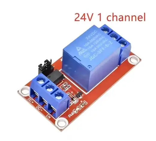 1-5Pcs DC 5V 9V 12V 24V 1 Channel Relay Module With Optocoupler Shield Board High Low Level Trigger Power Supply Module Arduino