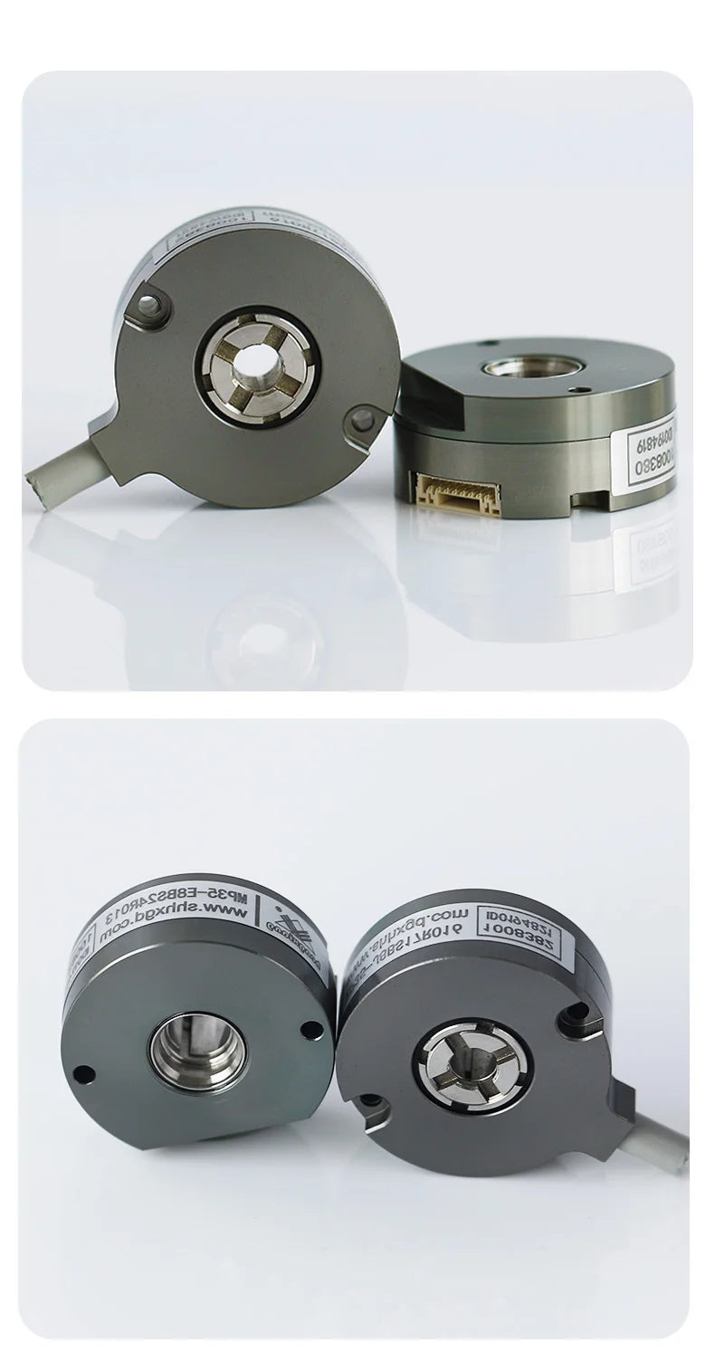 HENGXIANG Absolute Spindle Encoder CNC Single/Multi-turn 17-24bit IP50 Protection BISS/RS-485 Communication for 1024 CNC