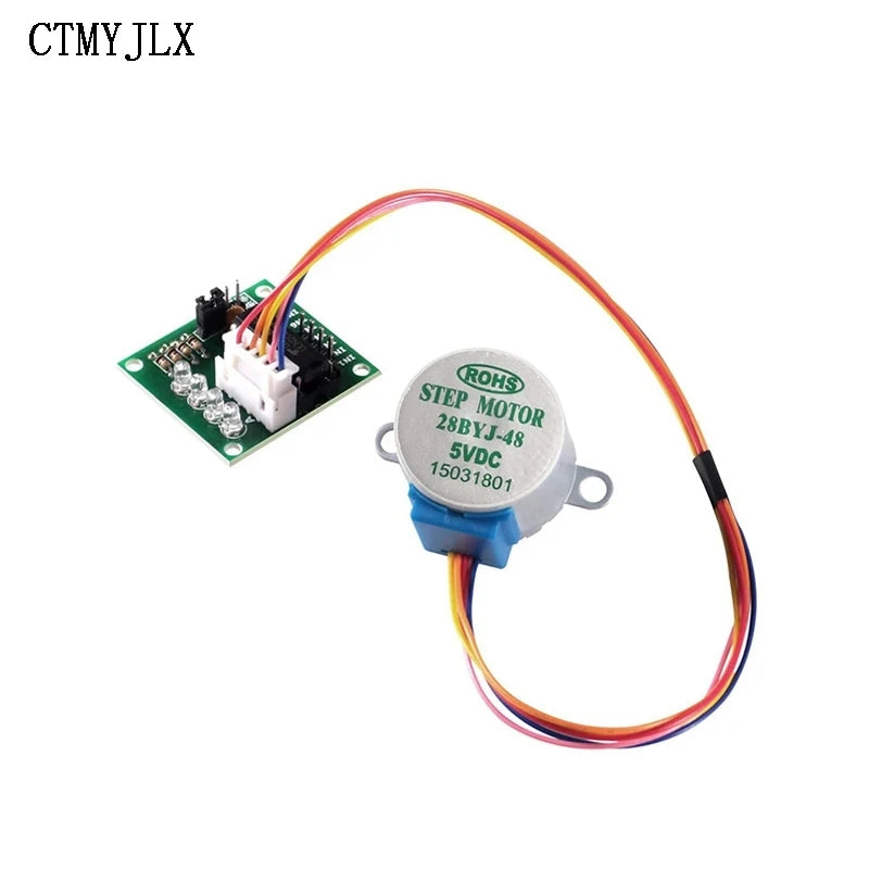 10pcs 28BYJ-48 5V 12V 4-Phase DC Gear Stepper Step Motor + Driver Board ULN2003 Wth Drive Module For Arduino DIY Electronic Kit