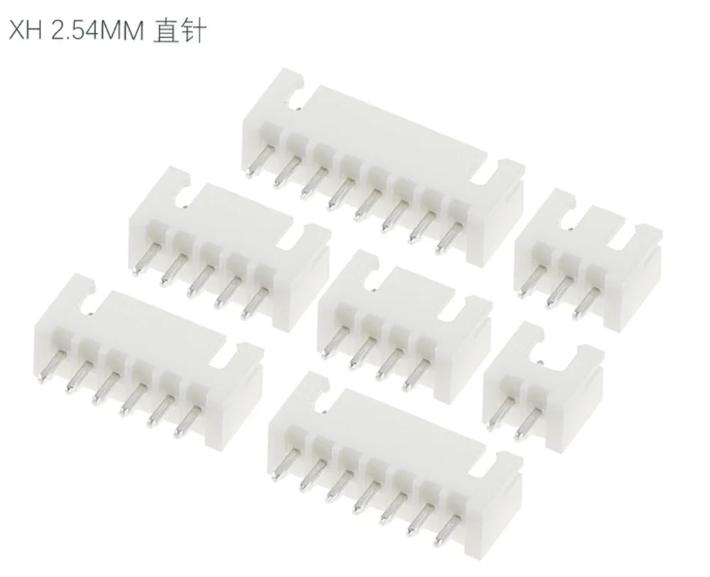 10pairs JST XH2.54 2/3/4/5 Pin Terminals Plastic Shell Male Plug Female Socket Wire Connector XH 2.54 2P 3P 4P 5P 6P 7P 8P 9P