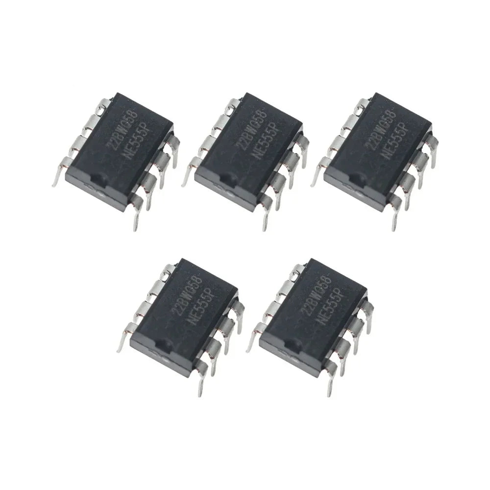 Takefast 10/25/50/100/500PCS Integrated Circuits NE555 NE555P DIP-8 IC Chip Kit