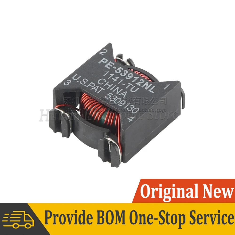 2pcs PE-53912NLT SMT Common Mode Choke Coil Inductor Filter Inductance 1.8mH 2.5A Switching Power Supply PE 53912NLT NEW