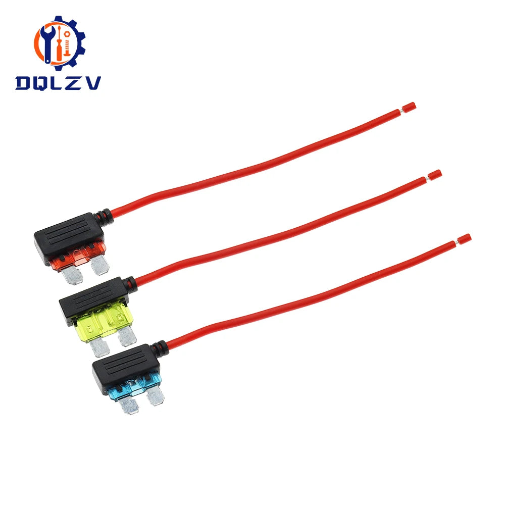 12V 5A 10A 15A 20A Car Fuse Holder Add-a-circuit TAP Adapter Micro Standard ATM APM Blade MINI Medium Simple Safety Device