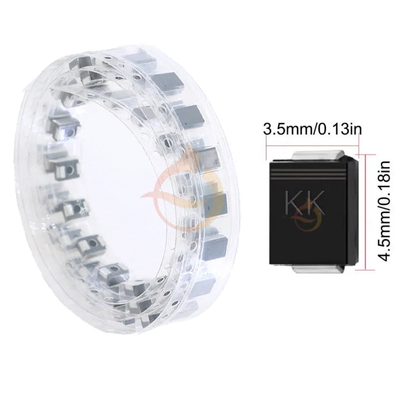 50pcs SMD TWO Way TVS Diode SMBJ5.0CA SMBJ6.0CA SMBJ7.C5A SMBJ12CA SMBJ18CA SMBJ24CA SMBJ28CA SMBJ33CA SMBJ100CA SMBJ188CA