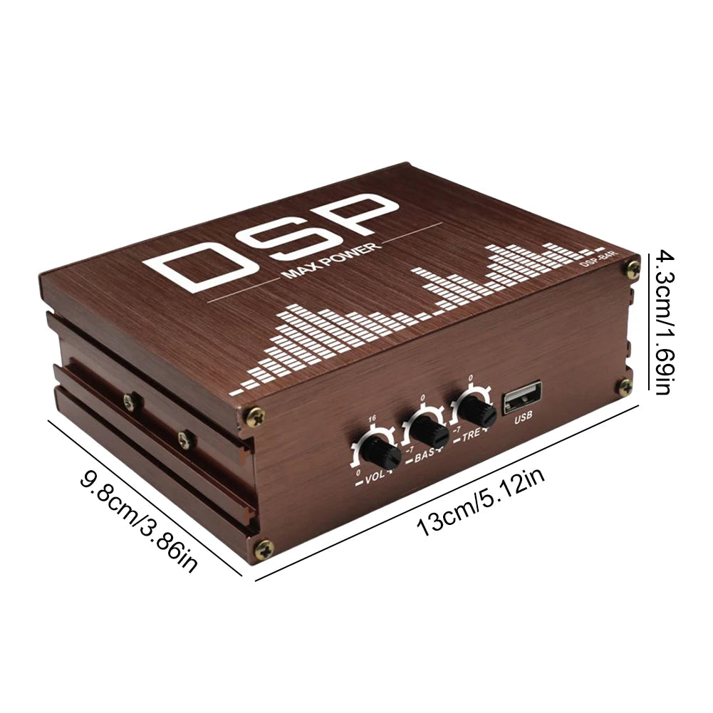 4x50W Car DSP Digital Audio Processor Support APP Control DSP Car Power Amplifier Car DSP Amplifier for Cars