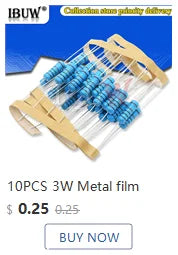 150PCS 300PCS 1/4W 1/2W 1W 2W 3W Resistance 1% Metal Film Resistor Assortment Kit Set 30Kinds Each 5/10PCS 1~750 1K~820K Ohm