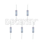 Resistor Kit 1W 2W 3W 5W 5% 30Kinds X 10PCS Carbon Film Resistance 0.1-750 ohm Set 1k-820K 30Kinds X 5PCS