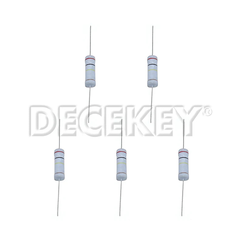 Resistor Kit 1W 2W 3W 5W 5% 30Kinds X 10PCS Carbon Film Resistance 0.1-750 ohm Set 1k-820K 30Kinds X 5PCS