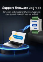 ModBus RTU Serial IO 1/2/4/6/8/10/12-Channel Analog Input Module RS485 CDSENET MA01-XHXX Rail Installation 8~28VDC Watchdog