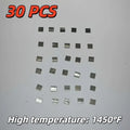 10/30Pcs Silver Solder Sheets  - High/Med/Low Temp DIY Jewelry Welding Supplies  Jewelry Processing Tool