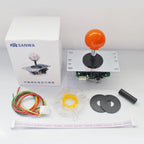Original Japan Sanwa Joystick JLF TP 8YT Fighting Rocker With Topball 5pin Wire Jamma Arcade Vending Game PC PS3 XBOX Kit DIY