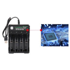 2 3 4 Slots 18650 Battery Charger For 3.7V Rechargeable Lithium AC 110V/220V 10440 14500 16340 16650 14650 18350 18500 Batteries