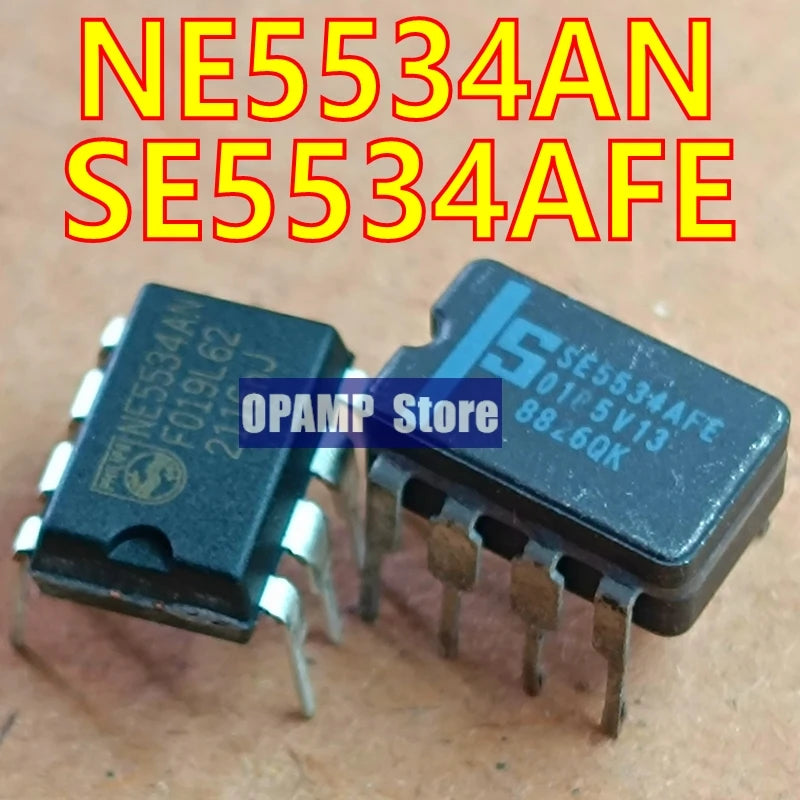 NE5534AN SE5534AFE NE5534 SE5534 original single OPAMP operational amplifier DIP8&CDIP8 all in stock HIFI audio upgrade