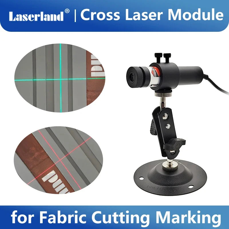Red Green Laser Diode Module Cross Projector for Heat Press Screen Printing Alignment of Cloth Cutting Location