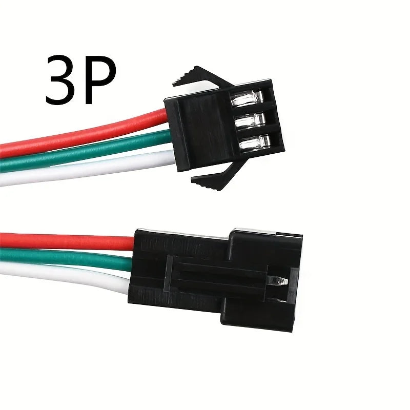 5 Pairs 2/3/4/5/6pin Led Connector Male/female JST SM 2 3 4 5 Pin Plug Connector Wire Cable for Led Strip Light Lamp Driver CCTV