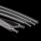 2/5/10m 2:1 Heat Shrink Tube Clear Diameter 0.6mm ~ 120mm DIY Wire Cable Repair Wrap Waterproof Insulated Protective Sleeve 600V