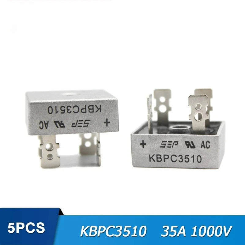 2/5/10PCS/Lot Diode bridge rectifiers KBPC2510 KBPC3510 KBPC5010 15A-50A 1000V power rectifier diode electronic components