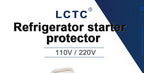 LCTC Starter Relay For Refrigerator Parts PTC Fridge Freezer Compressors Relay Overload Protector