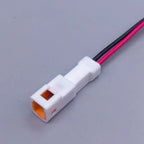 2P  0.6 MM  50CM  Waterproof Wire Connector Plug Male And Female Socket With Cable JST JWPF Electrical Connectors