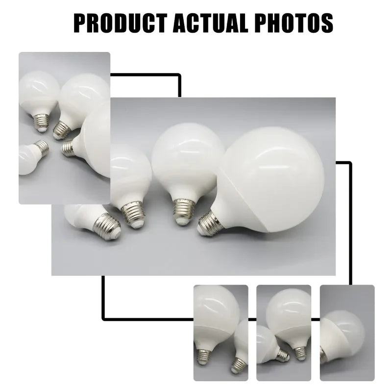 1-5pcs G80 G95 G120 7W-18W G45 LED Bulb Lamps E27 BASE Light Bulb AC 85V 265V Lampada Living Room Home Bulb Warm Cold White