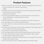 ESP32-S3-RS485-CAN 1-way WiFi Bluetooth Relay Industrial Control Board Isolated RS485/CAN Industrial Expansion Module or Sensor