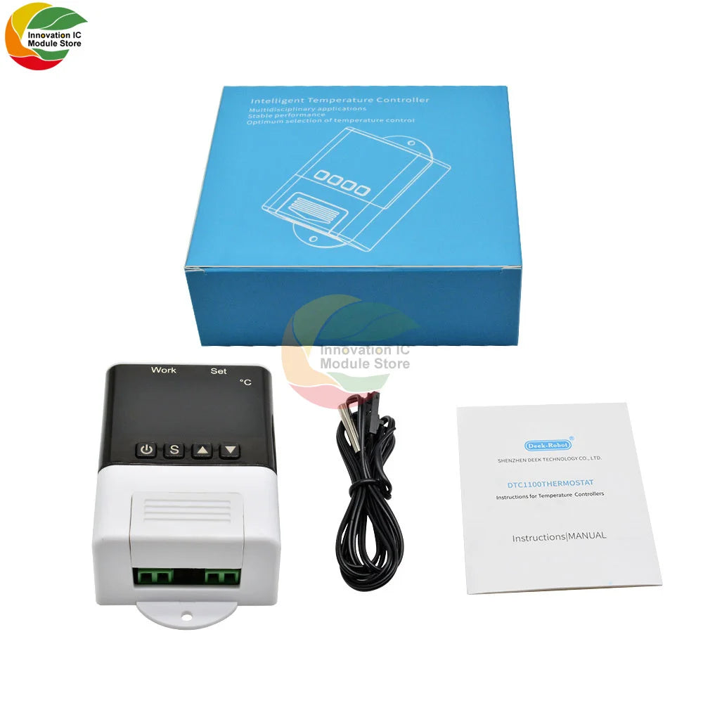 AC 110V 220V DTC2201 DTC1201 Temperature Controller Thermostat DS18B20 NTC Sensor APP Control For Smart Home