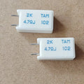 Original New 100% Cement Resistor TAM 2K 4.7ohm Vertical 2Pin Ceramic Resistor (Inductor)