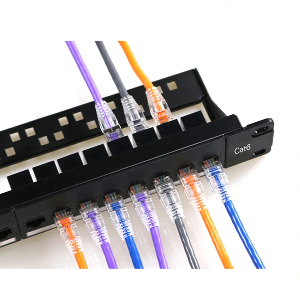 Patchtek RJ45 CAT6 CAT5e Adapter Cap Ethernet Network Cable Connector Plugs RJ45 Caps Cat 5 LAN Cable Connector Boot Cover