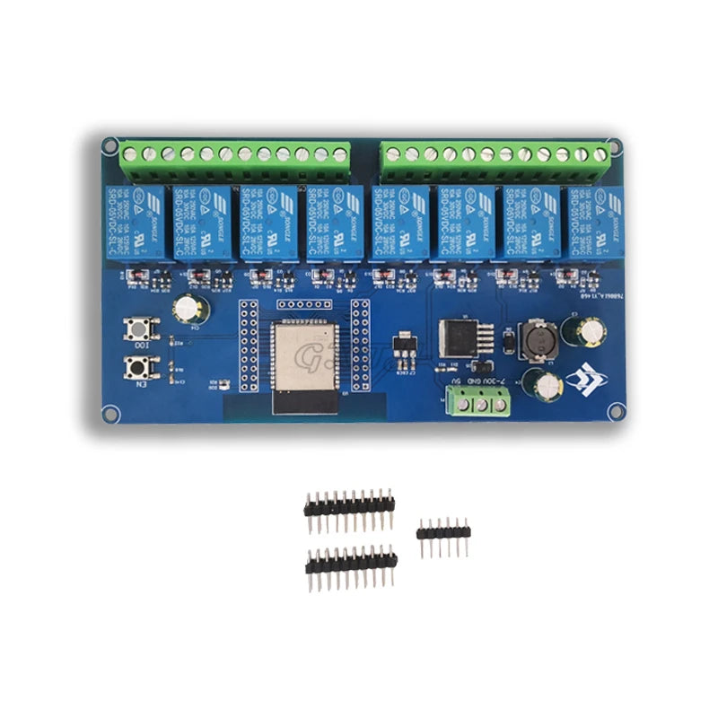 ESP8266 / ESP32 WIFI 8 Channel Relay Development Board ESP-12F / ESP32 DC5V/7-28V