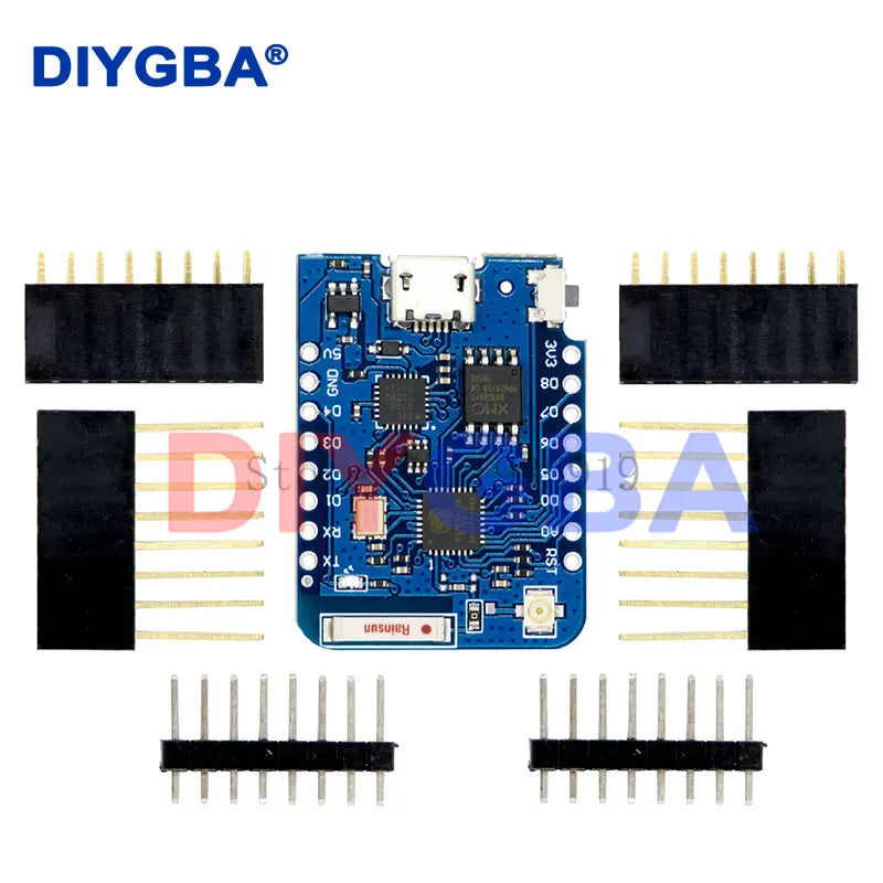 WEMOS D1 Mini Pro 4M 16M Bytes External Antenna Connector NodeMCU Based ESP8266 ESP-8266EX CP2104 WIFI Development Board Micro