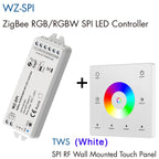 Skydance WZ-SPI Tuya Zigbee SPI Controller for RGB RGBW Pixel LED Strip RF Remote Control WS2811 2812 Addressable Tape 5V-24V DC