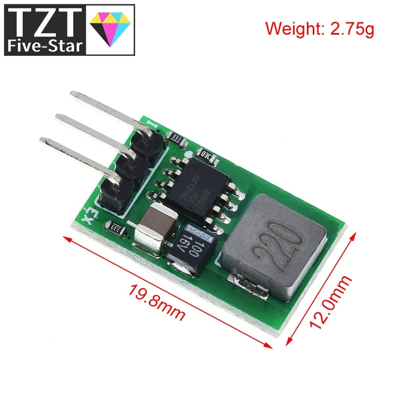 TZT DC 5.5-32V to 5V/1A Voltage Regulator Module Replace LM7805 5V Positive Voltage Regulators To 5V 1A Step-Down Module