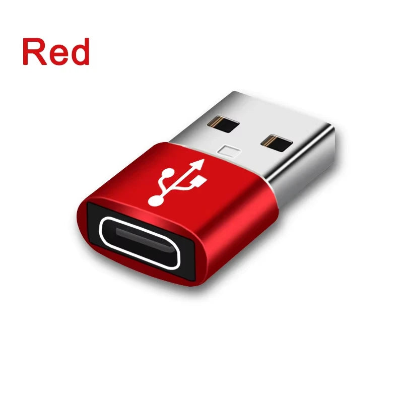 USB 3.0 to USB C 3.1 Adapter Mini Hi-Speed USB Type C Female to USB Type A Male Fast Charging Data Sync OTG Adapter Converter