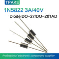 10pcs 1N5822 IN5822 3A 40V DO-27 DO-201AD Schottky Diode